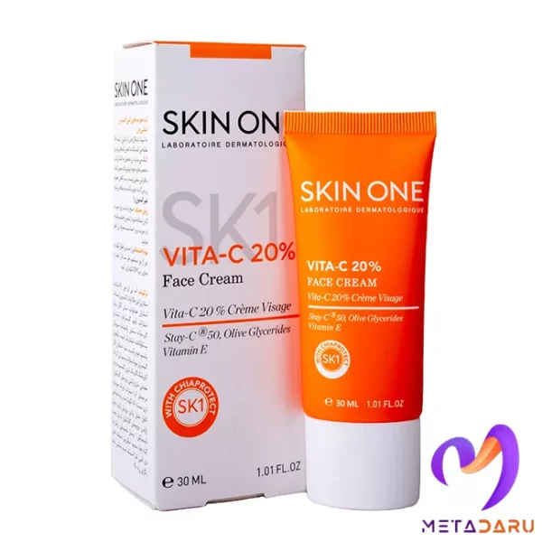 کرم صورت حاوی ویتامین سی 20% اسکین وان | Skin One VITA-C20% - 1006