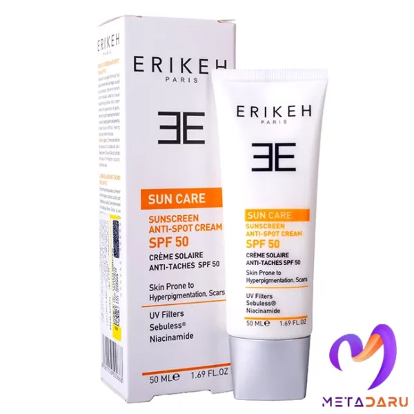 کرم ضد آفتاب و ضد جوش SPF50 اریکه | Erikeh Sunscreen SPF50 - 1029