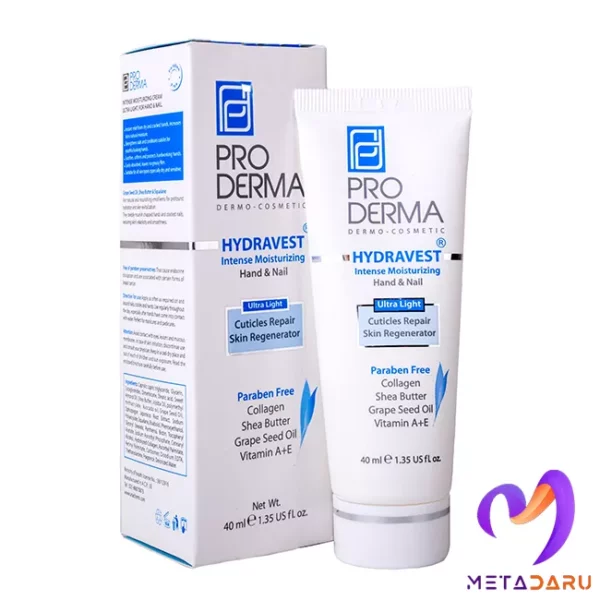کرم مرطوب کننده دست و ناخن هیدراوست پرودرما | Proderma Hydravest Hand & Nail Cream - 1185