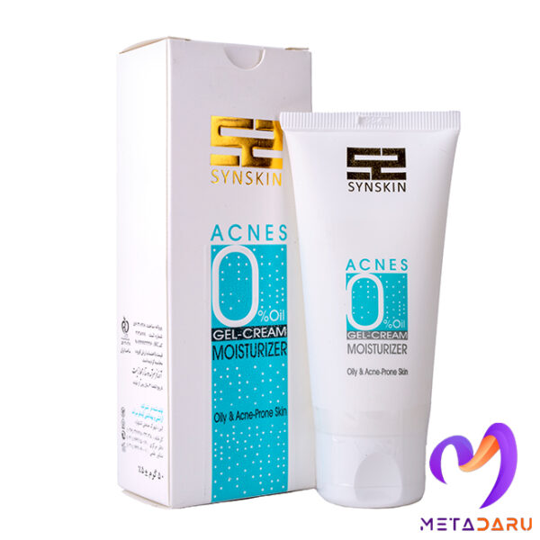 ژل کرم مرطوب کننده اکنس 0% چربی ساین اسکین | Synskin Acnes 0% Oil Gel-Cream Moisturizer - 1358