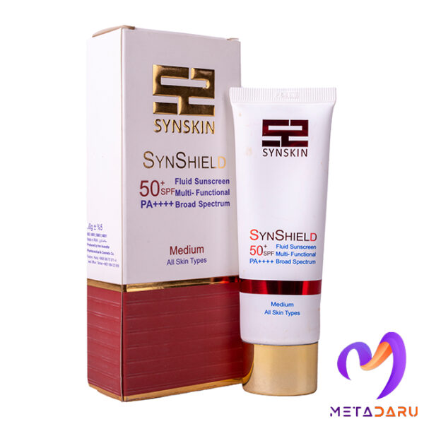 ضد آفتاب فلوئید ساین شیلد SPF+50 مدیوم ساین اسکین | Synskin Synshield Fluid Sunscreen SPF+50 - 1359
