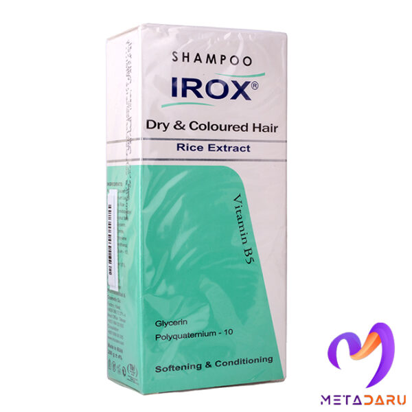 شامپو موهای خشک و رنگ شده عصاره سبوس برنج ایروکس | Irox Dry & Coloured Hair Shampoo - 1383