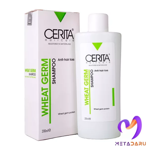 شامپو تقویت کننده پروتئینه مو جوانه گندم سریتا | Cerita Wheat Germ Shampoo - 1405