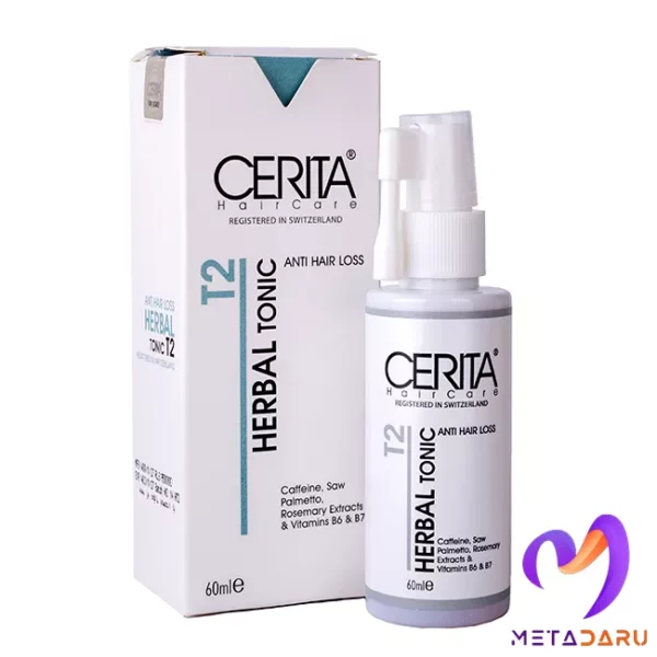 تونیک ضد ریزش مو کافئین سریتا | Cerita T2 Herbal Tonic - 1415