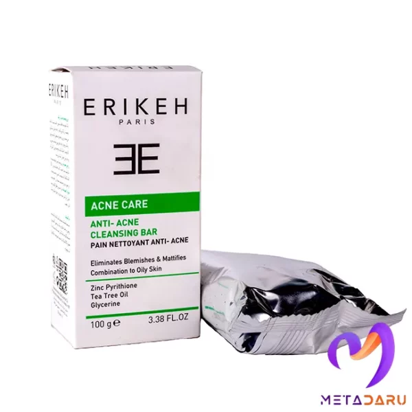 پن ضدآکنه پوست چرب اریکه | Erikeh Anti-Acne Cleansing Bar - 1660