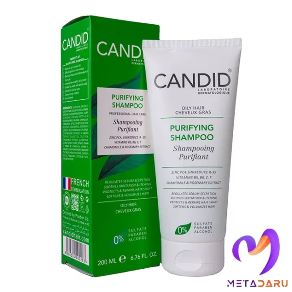 شامپو ویتامینه موی چرب کاندید | Candid Purifying Shampoo - 1804
