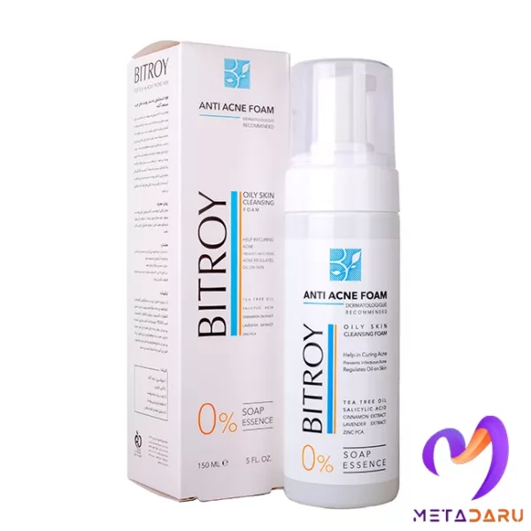 فوم شستشوی پوست چرب و جوشدار بیتروی | Bitroy Anti Acne Foam - 1896