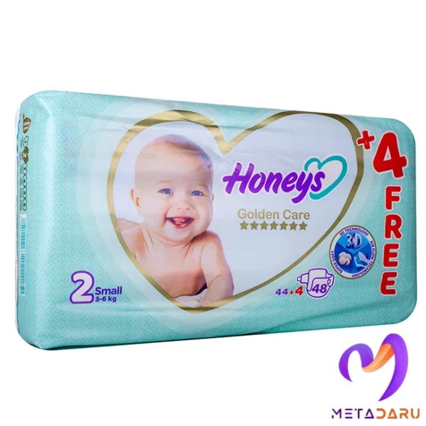 پوشک بچه مراقبت طلایی سایز 2 هانیز | Honeys Golden Care Size 2 - 1906