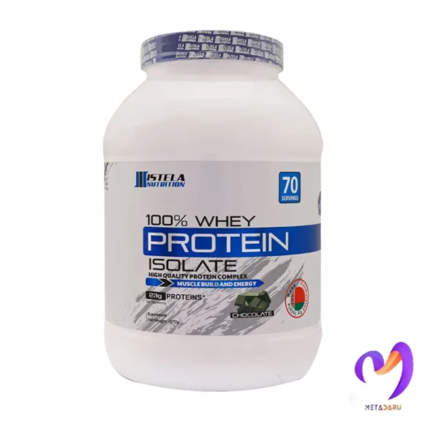 پودر وی پروتئین ایزوله ۱۰۰ درصد استلا نوتریشن(شکلاتی) ۲۲۷۰ گرمIstela Nutrition Whey Protein Isolate Powder - 4 3
