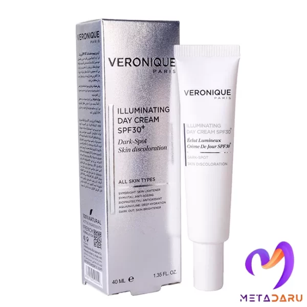 کرم روز بهبود دهنده لک SPF+30 ورونیک | Veronique Illuminating Day Cream SPF+30 - 875
