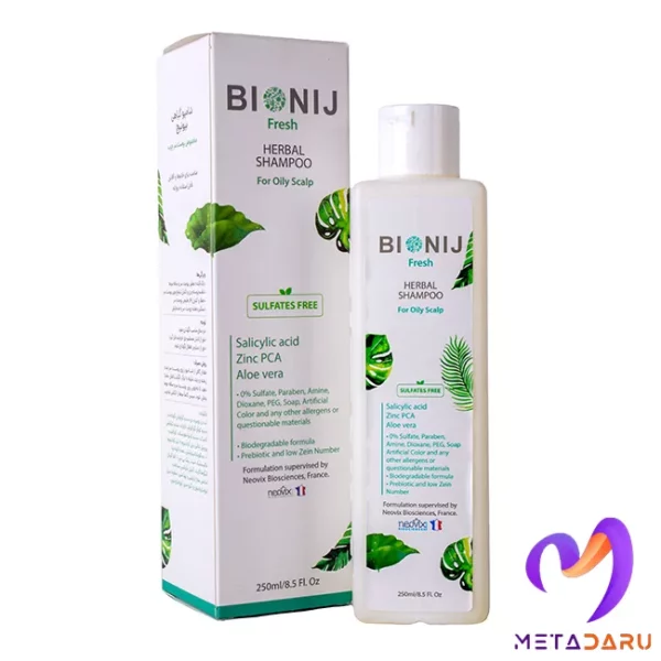 شامپو گیاهی موی سر چرب بیونیج | Bionij Fresh Herbal Shampoo - 993